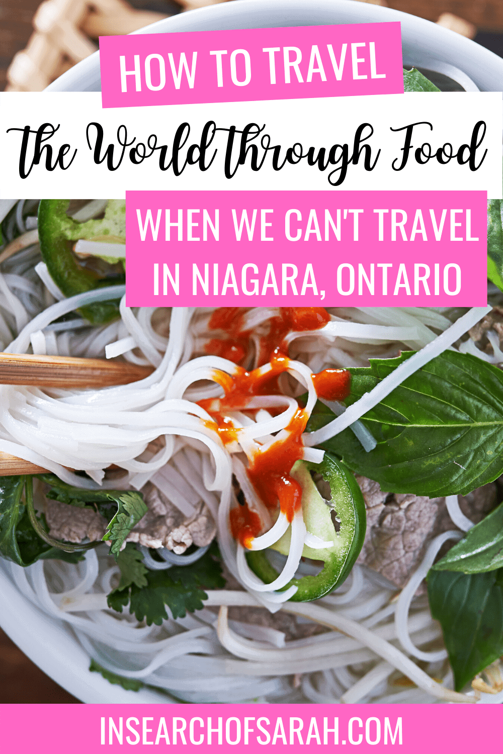Travel through food niagara