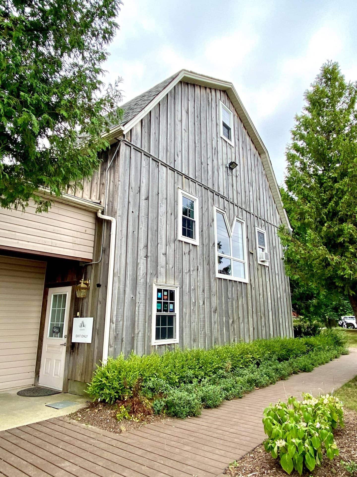 19th century peach harvest barn