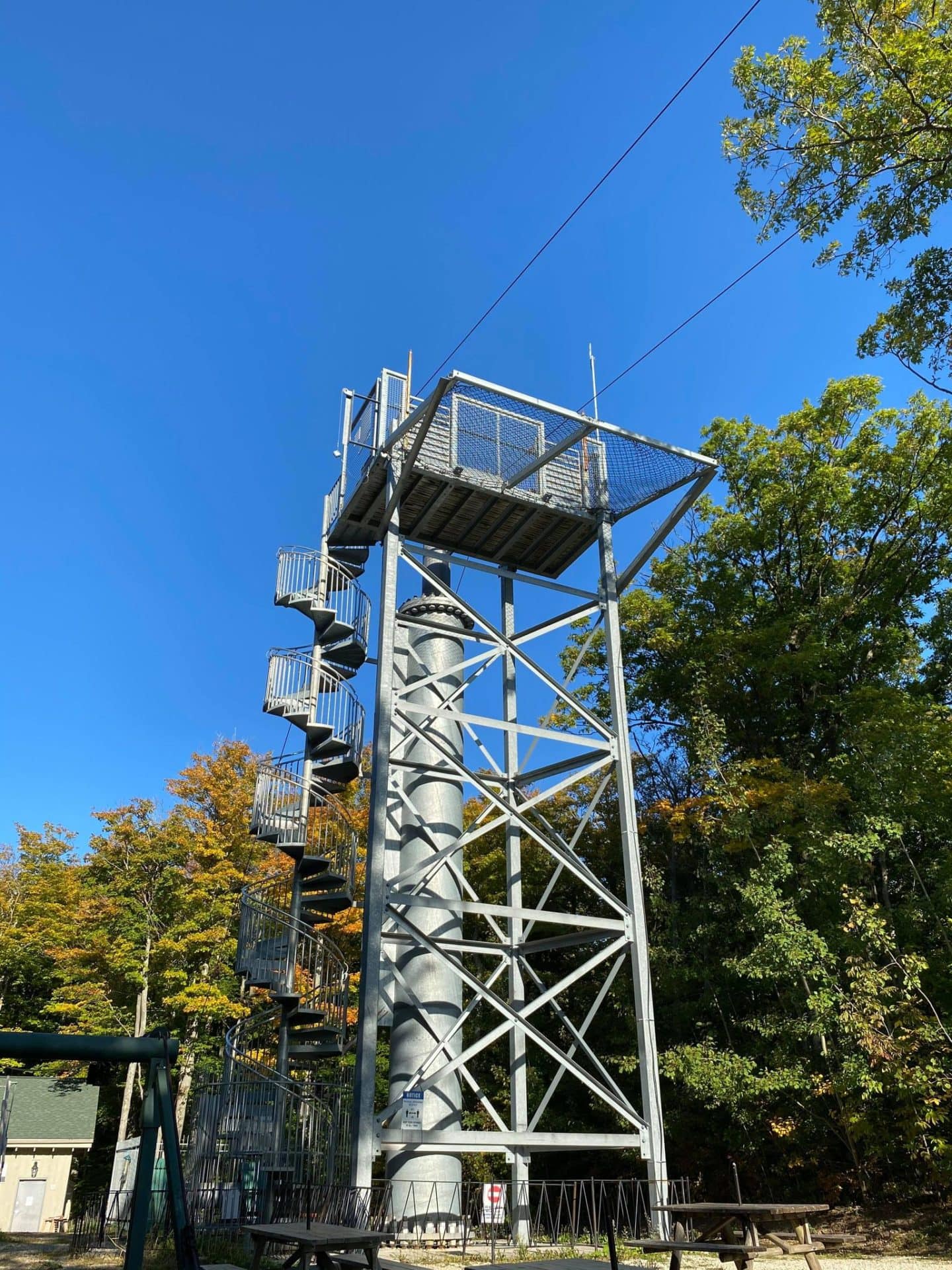 Zipline tower