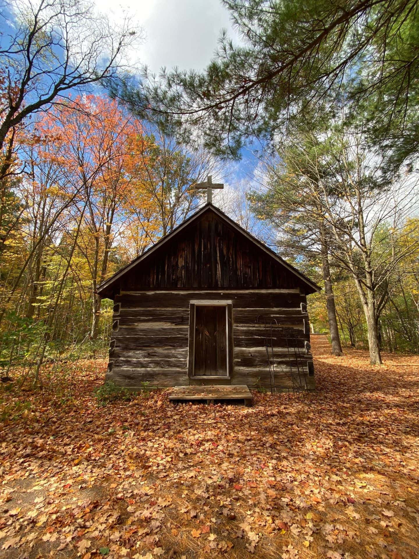 Log cabin church