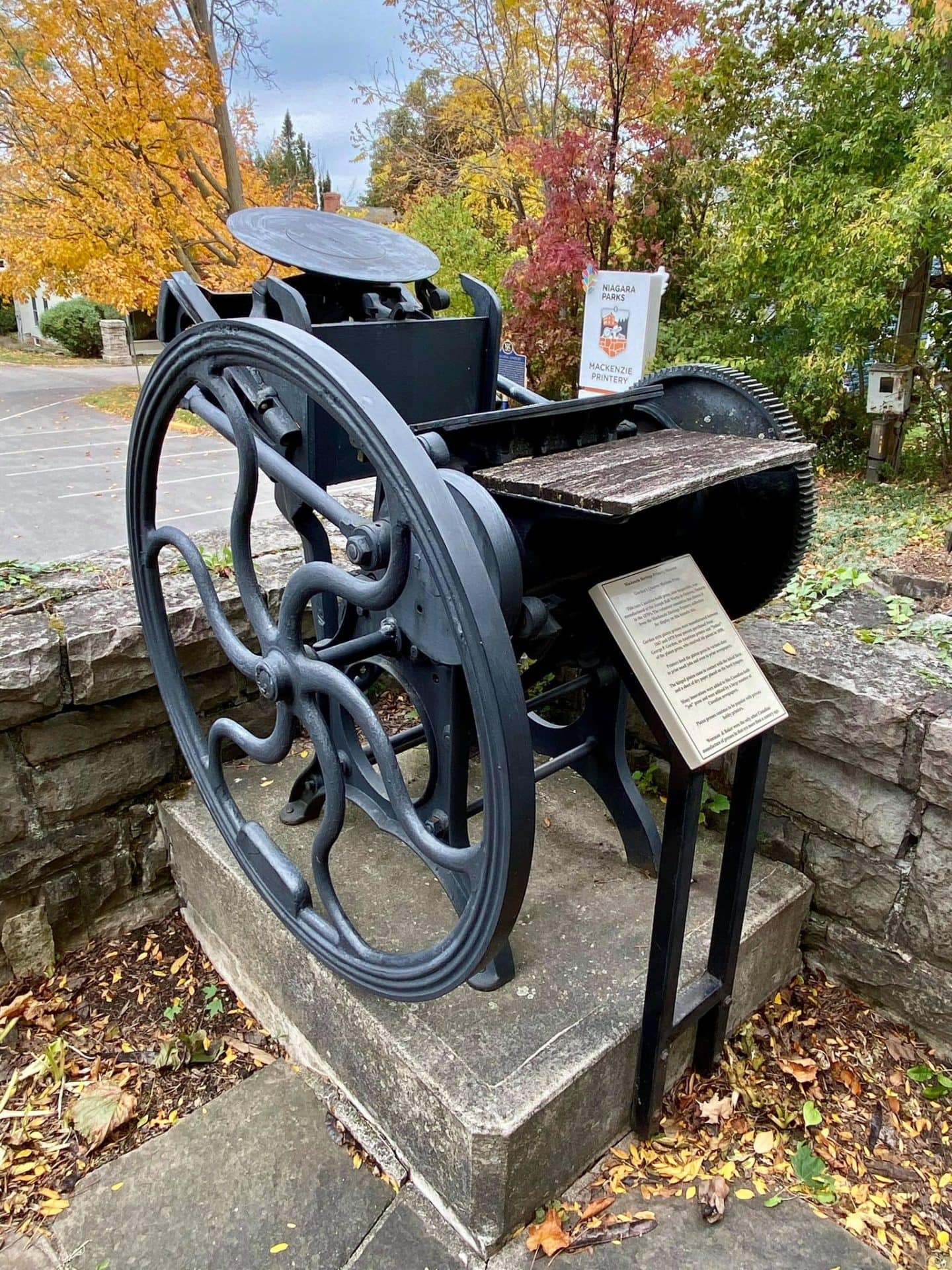 Old fashioned Printing press