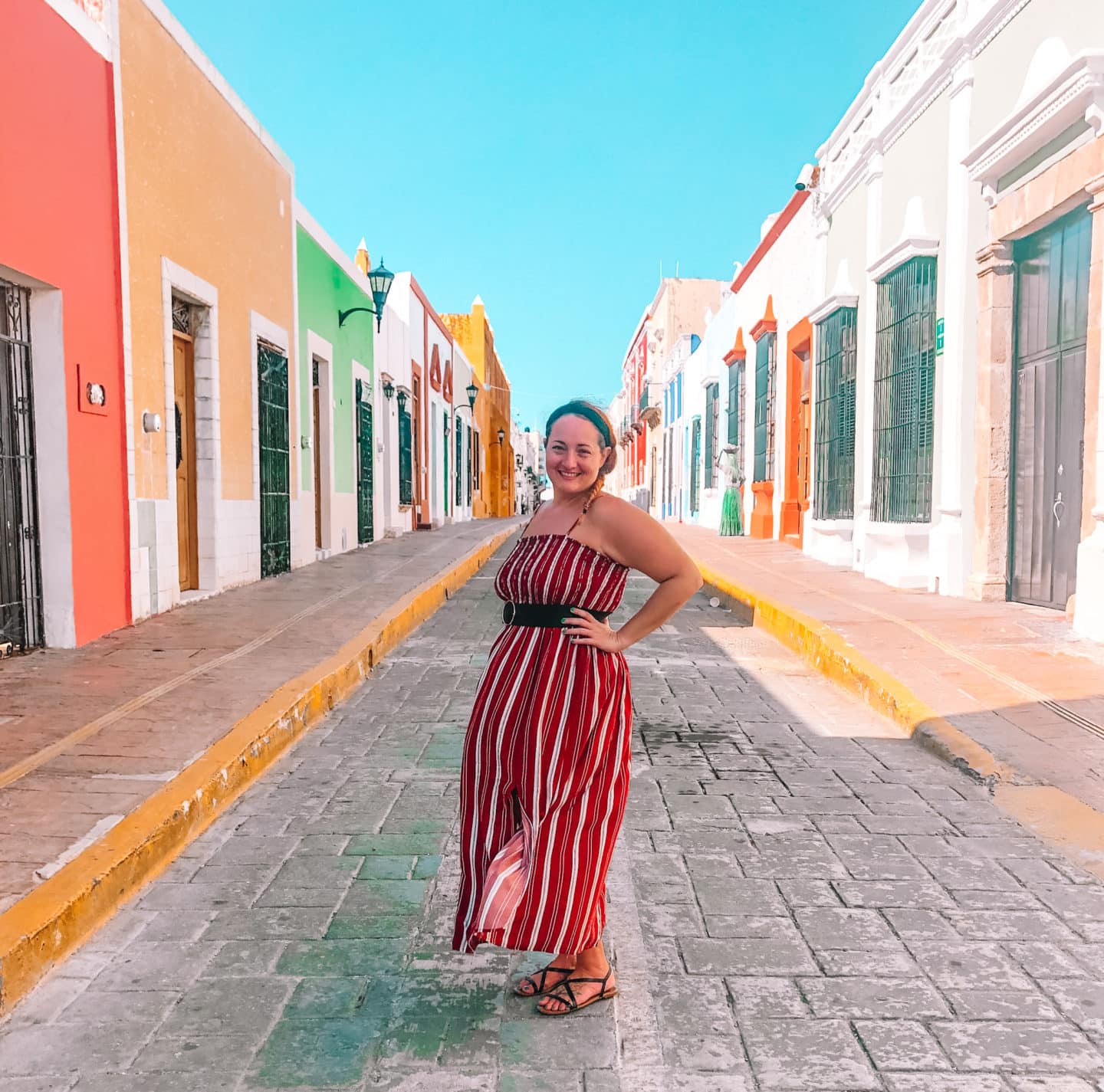 Streets of Campeche Mexico