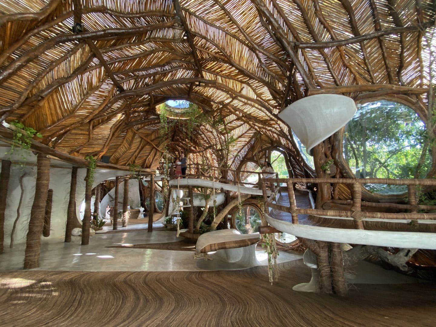 Hall de l'Azulik Tulum