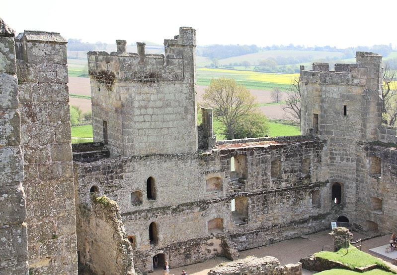 Bodiam Castle ruins