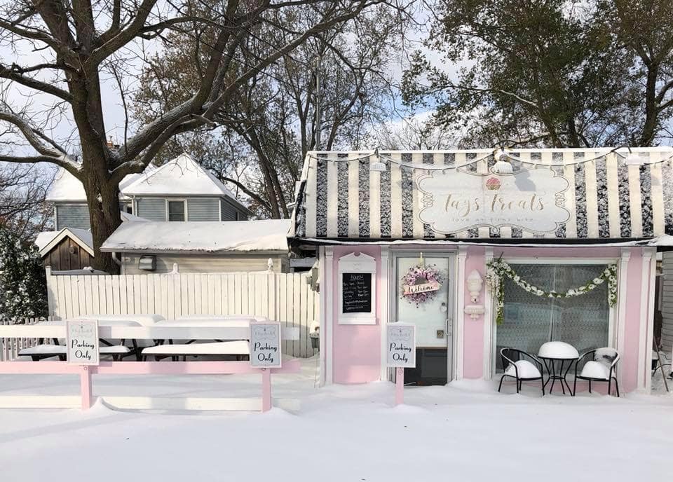 Tay's Treats storefront in Jordan