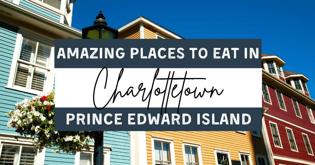 best restaurants charlottetown