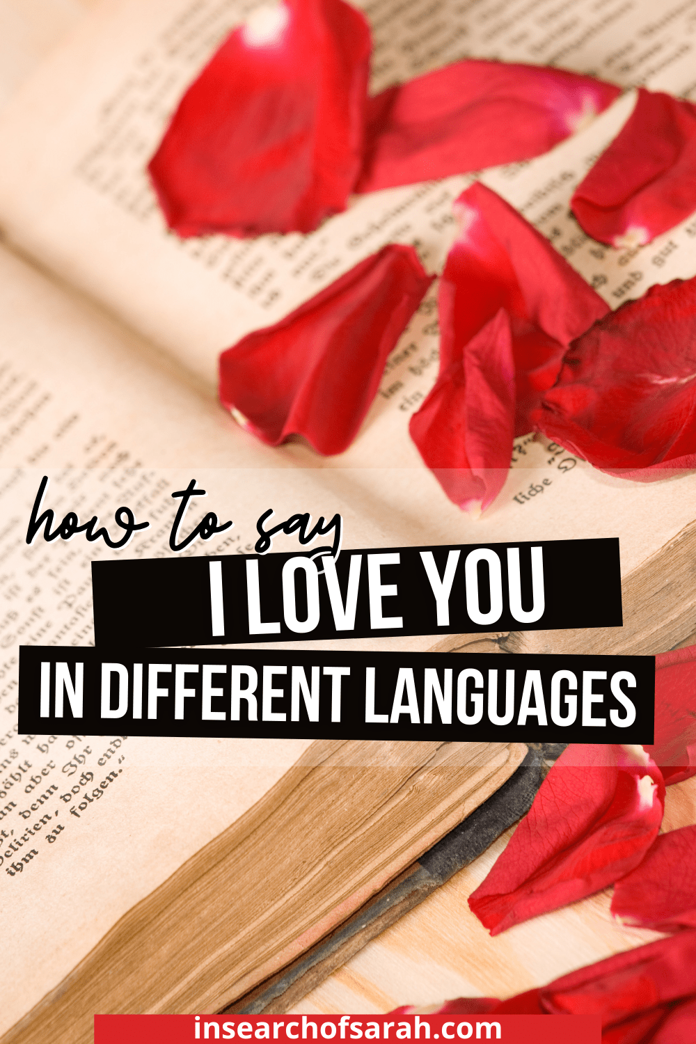 how to say I love you different languages