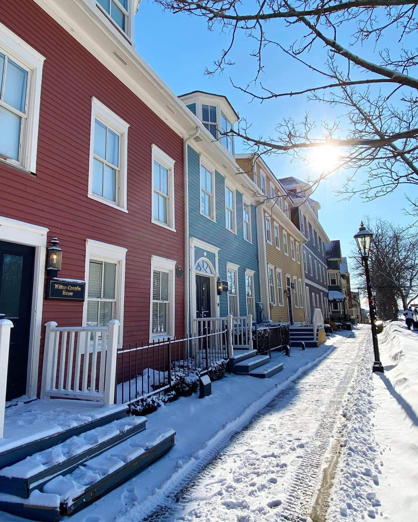 colourful Great George Street Charlottetown PEI