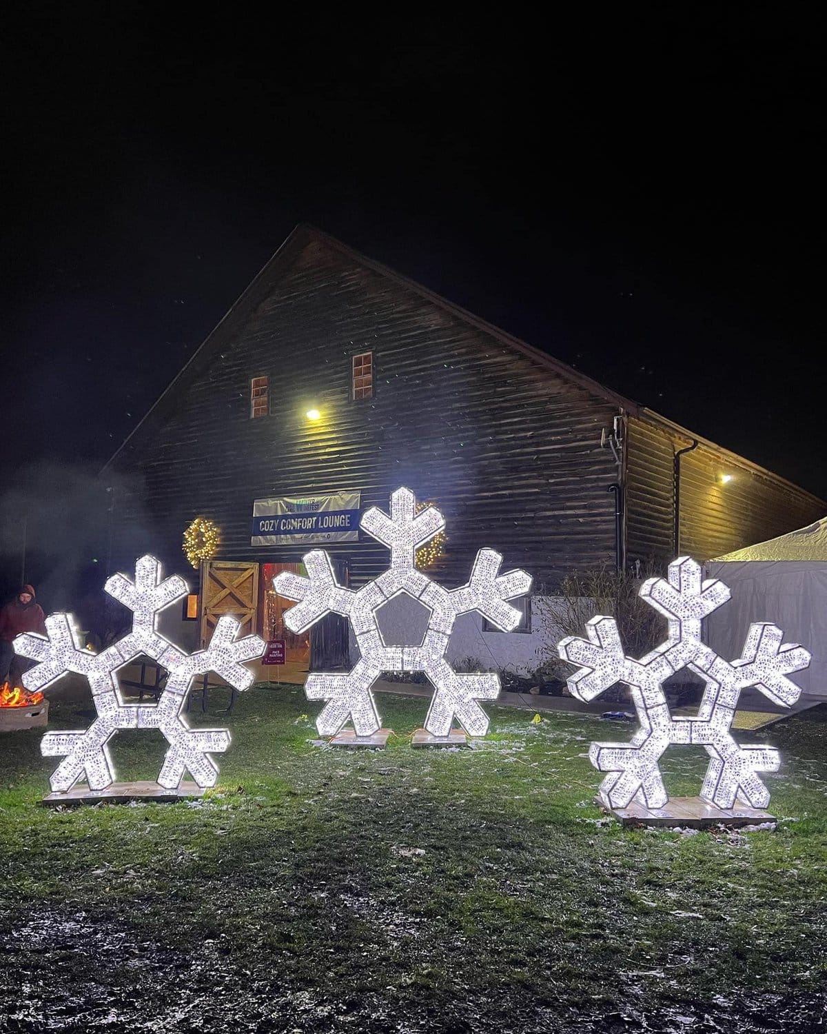 balls falls conservation area christmas lights