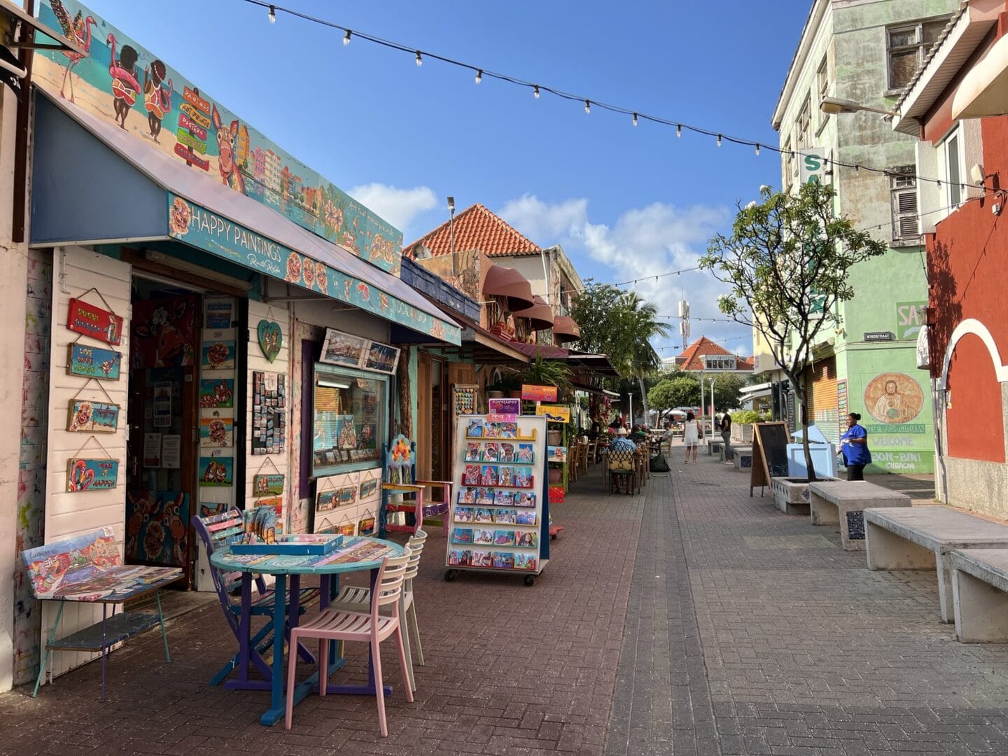 tourist map of willemstad curacao