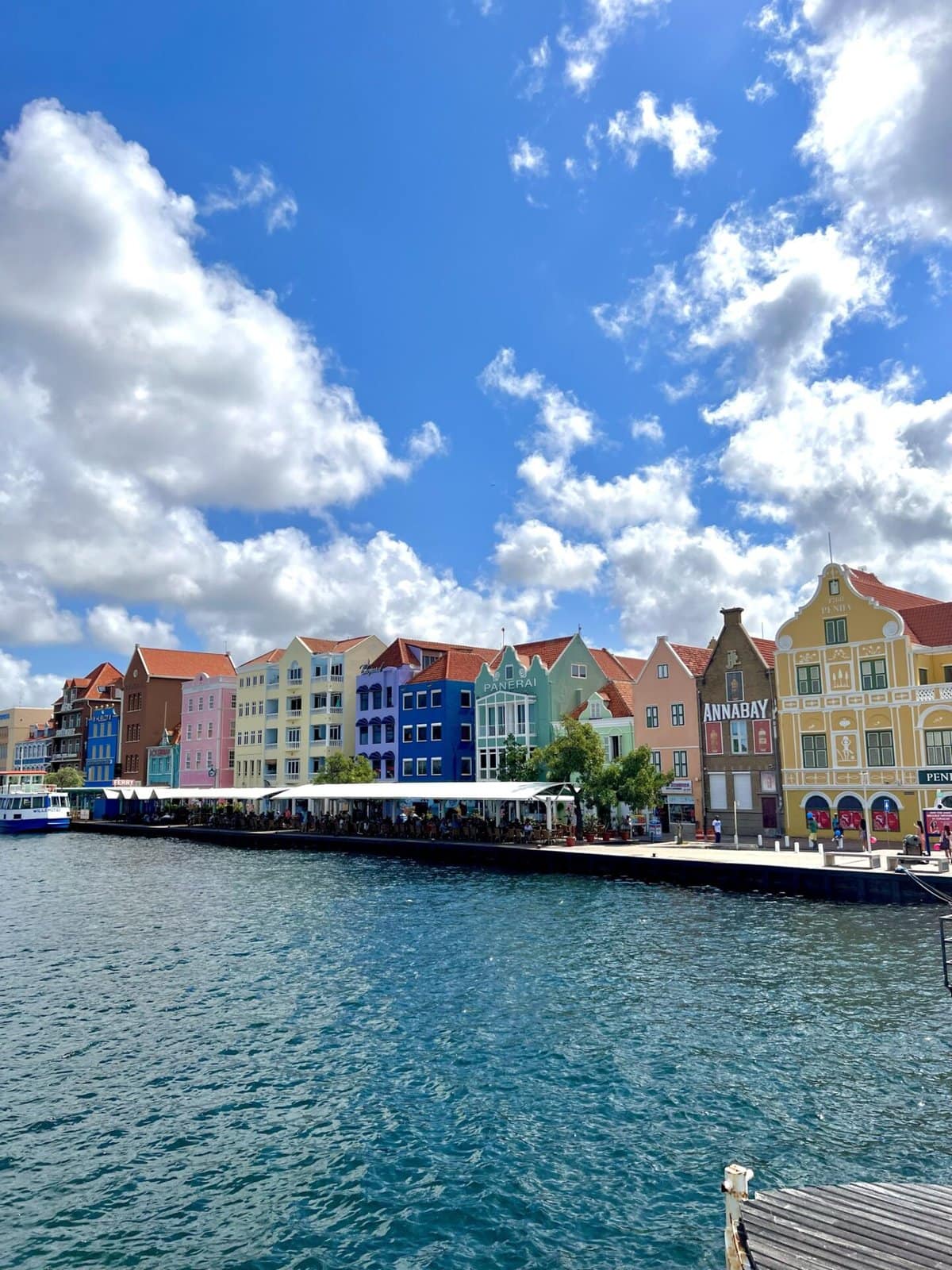 tourist map of willemstad curacao