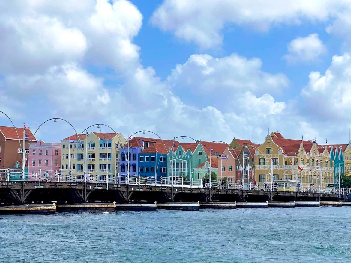 tourist map of willemstad curacao