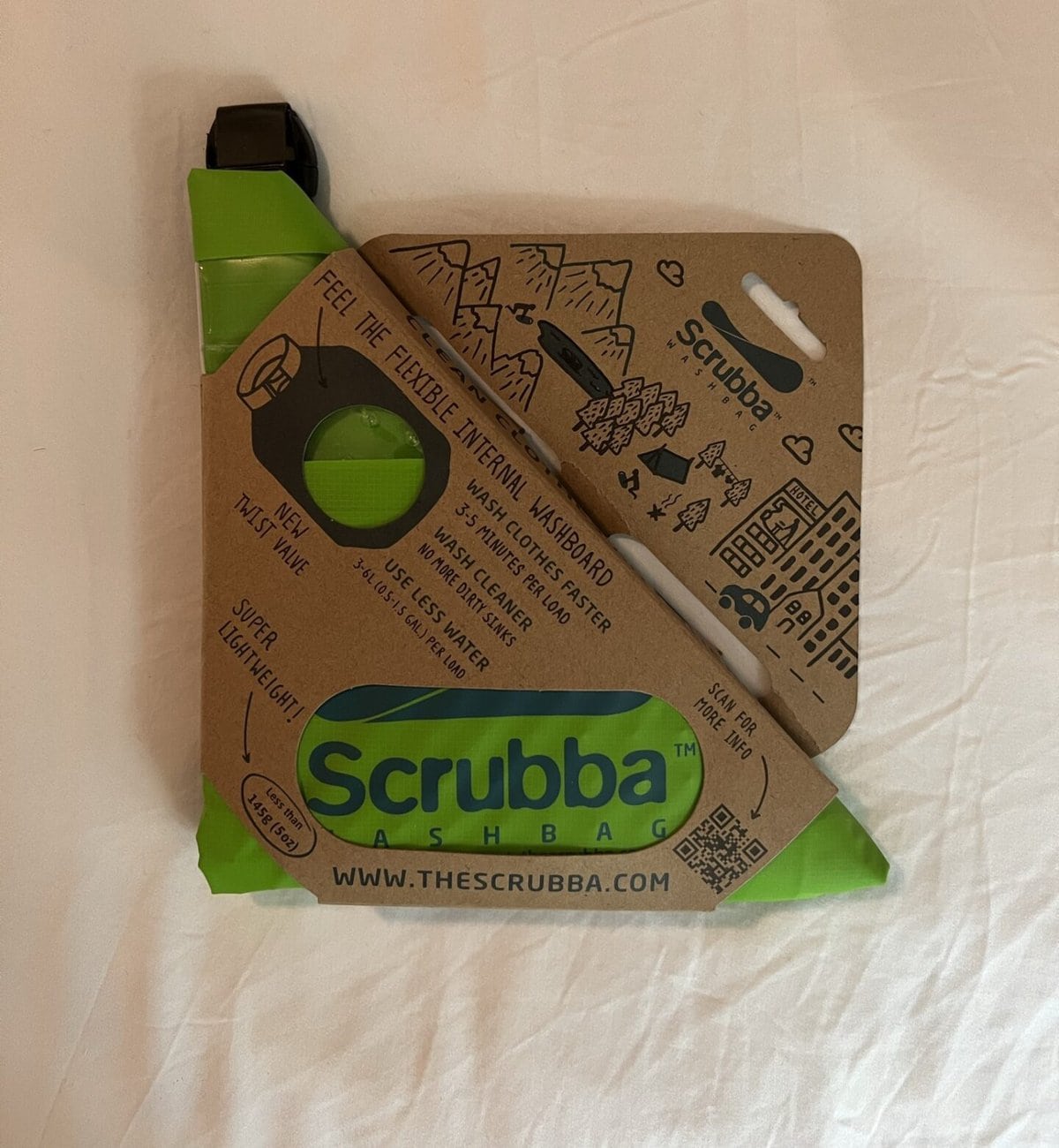 Scrubba Wash Bag Portable Laundry System for Camping and Travel