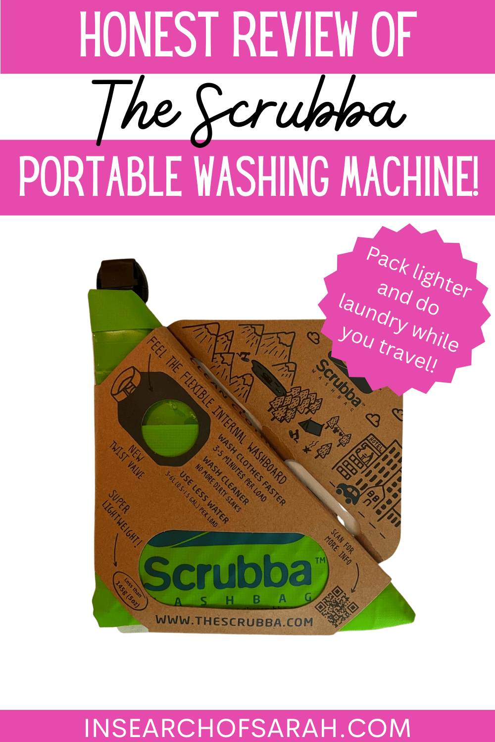 The Washing Machine in Your Suitcase: A Review of the Scrubba Washbag