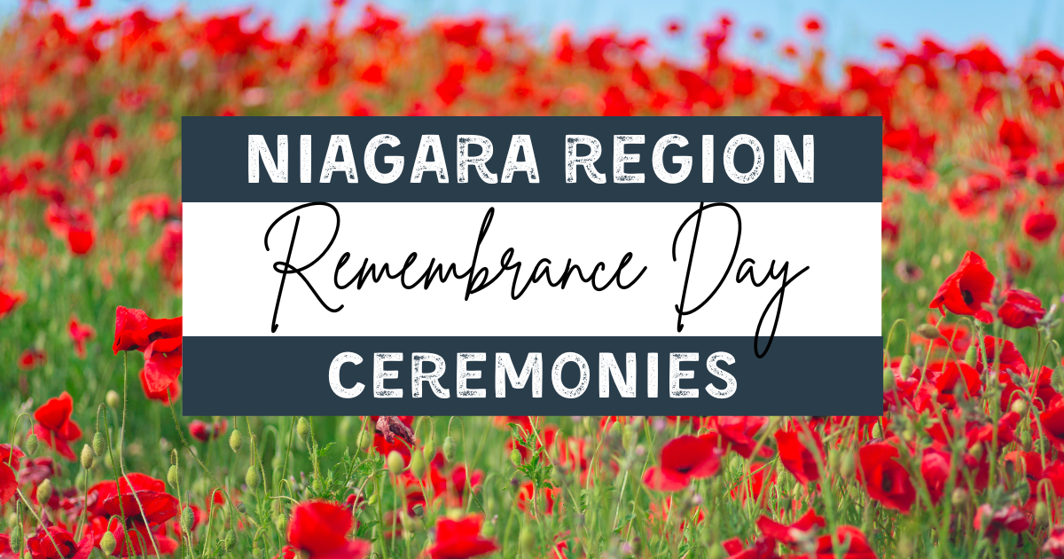 Remembrance Day ceremonies in Niagara